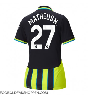 Manchester City Matheus Nunes #27 Udebanetrøje Dame 2024-25 Kortærmet
